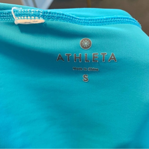 Athleta turquoise swim skirt size S, I never wore it. Moving, time to let it go. - Picture 4 of 4